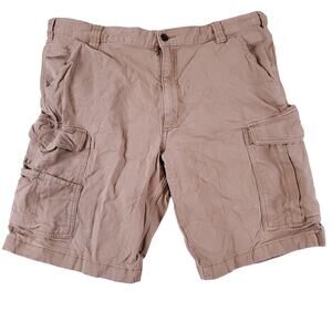 Carhartt Mens 40 Canvas Cargo Shorts Relaxed Fit Tan Beige Khaki 103542 253